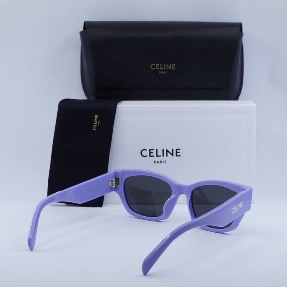 Final Price! Celine CL40197U 78A Shiny Lilac Sunglasses - Picture 5 of 14